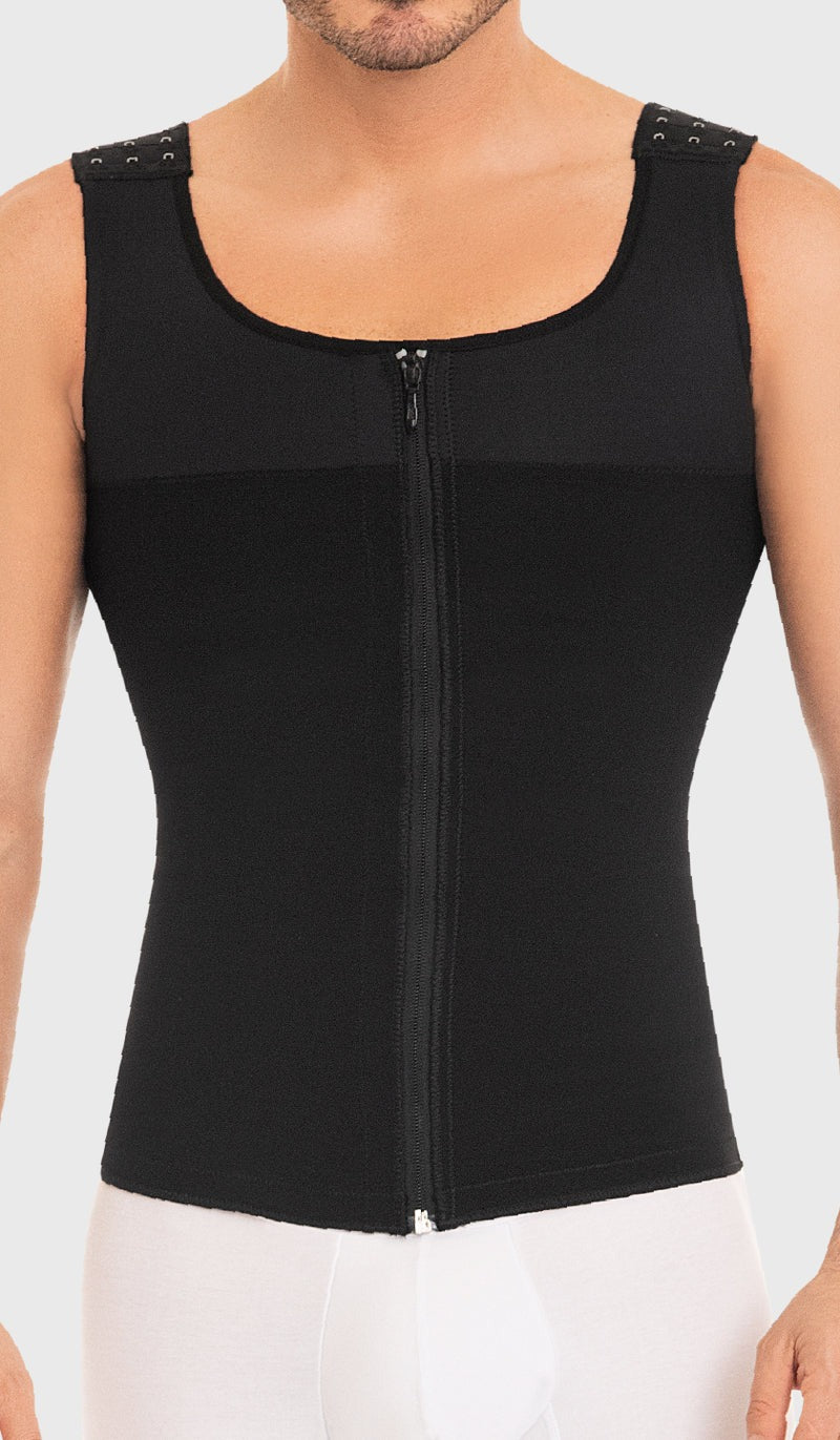 CH0760 Faja Colombiana chaleco masculino con cierre