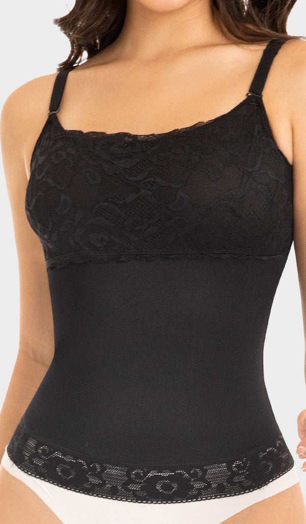 BL0238 Blusa básica con espalda cubierta y tiras ajustables