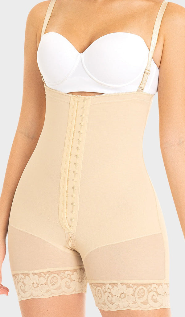 F0066 Faja corta moldeadora strapless siliconado
