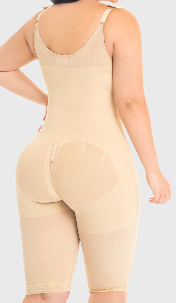 F0080 Faja larga con 4 niveles de abrochadura